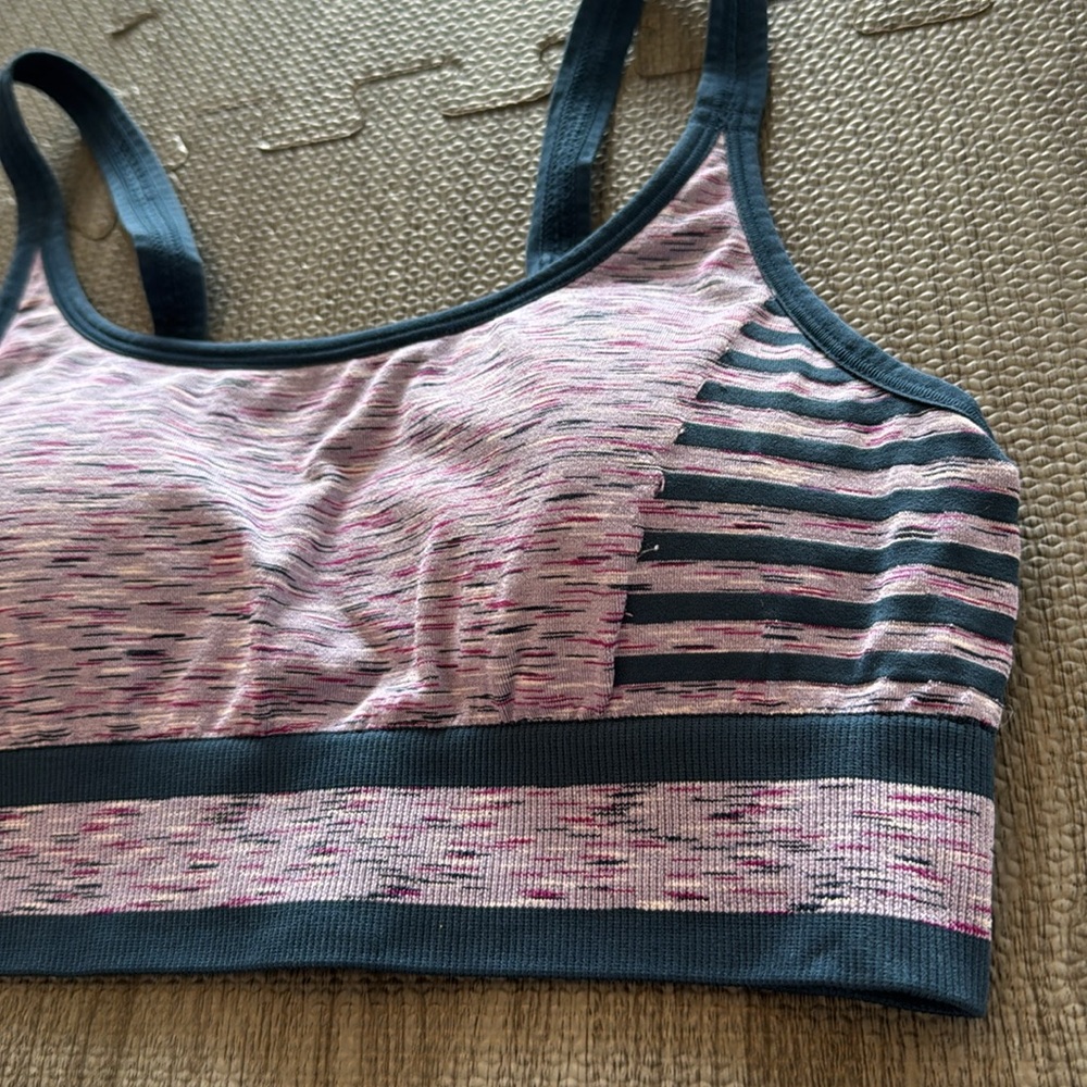 Champion Blue & Purple Sports Bra - Women’s Size L - Picture 5 of 9